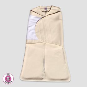 Baby Swaddle Sleep Sack 100% Polyester Fleece Natural