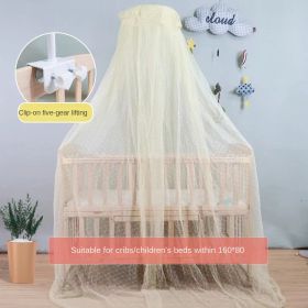 Crib mosquito net with support Crib mosquito net cover baby bb newborn floor clip type mosquito protection encryption universal