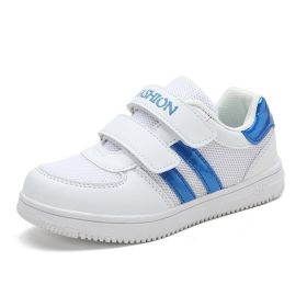 FLARUT Kid Running Shoes White Sneakers Boys Sport Shoes Pu Leather Tenis Infantil Girls Footwear Velcro Casual Chaussure Enfant