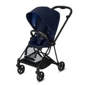 CYBEX Mios 3-in-1 Travel System Matte with Black Details Baby Stroller â€“ Indigo Blue