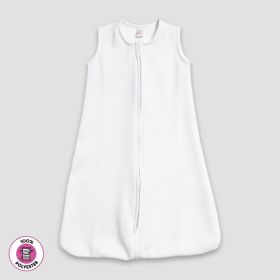 Baby Wearable Sleep Sack 100% Polyester Fleece White
