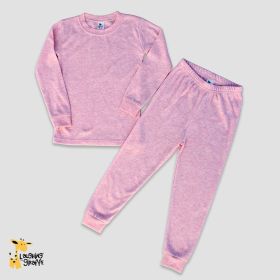 Luxe Long Sleeve Toddler Pajama Sets (Option: PolyesterCotton Blend Cotton Candy Pink 5T)