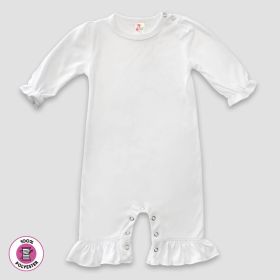 Baby One (Option: Piece Long Sleeve Ruffle Jumpsuit – 100% Polyester 612M)