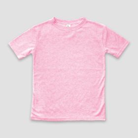 Luxe Youth Crew Neck T (Option: Shirts  65% Polyester 35% Cotton Blend Cotton Candy Pink L)