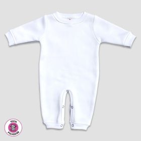 Baby One (Option: Piece Sleep and Play Long Sleeve  100% Polyester Fleece White 03M)