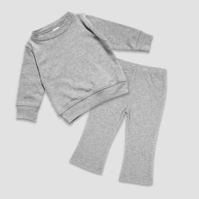 Luxe Youth Flare Sweatsuits (Option: Polyester Cotton Blend Heather Gray XL)