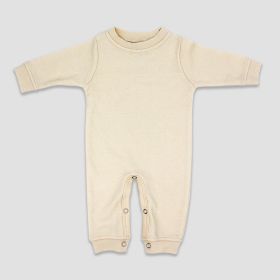 Baby One (Option: Piece Sleep N Play Long Sleeve Crew Neck – Premium 100% Cotton Natural Newborn)