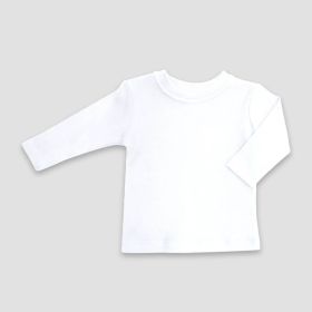 Baby Long Sleeve Crew Neck T (Option: Shirts – Premium 100% Cotton Black 1218M)