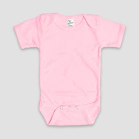 Baby One (Option: Piece Onesies Short Sleeve – Polyester Cotton Blend Pink 1218M)