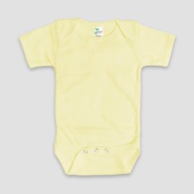 Baby One (Option: Piece Onesies Short Sleeve – Polyester Cotton Blend Yellow 612M)