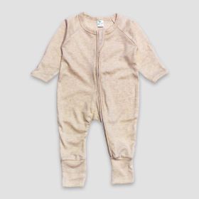 Luxe Baby One (Option: Piece Pajamas With Fold Over Mittens, Fold Over Footies – Polyester Cotton Blend 36M)