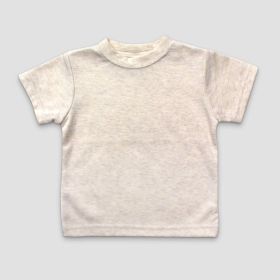Luxe Baby Crew Neck T (Option: Shirts – Polyester Cotton Blend Oatmeal 36M)