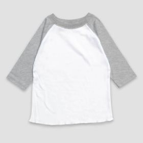 Youth Raglan T (Option: Shirts  Polyester Cotton Blend White/Heather Gray XS)