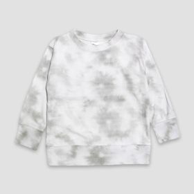 Toddler Long Sleeve Pullover Shirts – Pigment (Option: Dyed – Polyester Cotton Blend Smoke 5T)