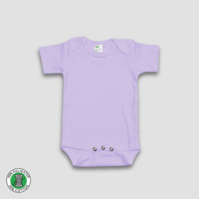 Baby One (Option: Piece Onesies Short Sleeve – Polyester Cotton Blend Lilac 36M)