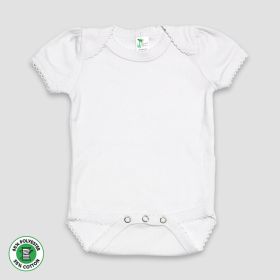 Baby Girl One (Option: Piece Onesies with Scallop Trim – PolyesterCotton Blend 612M)