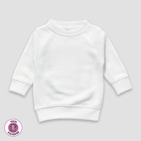 Baby Sweatshirt (Option: Fleece  100% Polyester White 6)
