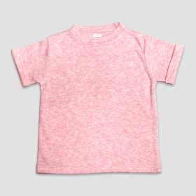 Rolled Short Sleeve Baby T (Option: Shirts Polyester Cotton Blend Cotton Candy Pink 612M)
