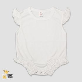 Flutter Sleeve Bubble Rompers (Option: 100% Polyester 1218M)