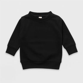 Baby Fleece Sweatshirts (Option: Black  100% Polyester 6)