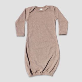 Luxe Baby Sleep Gowns With Mittens (Option: Polyester Cotton Blend Truffle 0)
