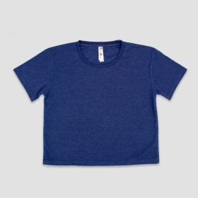 Women's Festival Crop Tops (Option: PolyesterCotton Blend  Neil & David Denim Heather 2XL)