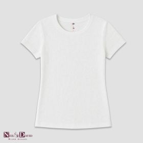 Women’s White T (Option: Shirts – 100% Polyester XL)