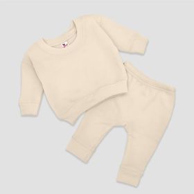 Baby Sweatsuit (Option: Fleece  100% Polyester Natural 1218M)