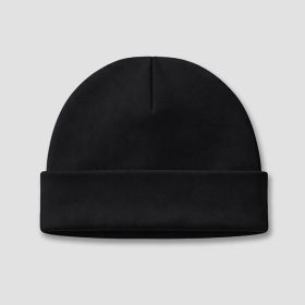Baby Beanie Hat (Option: Premium 100% Cotton Black 0)