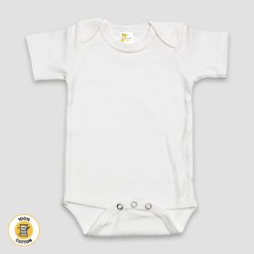 Baby Short Sleeve One (Option: Piece Onesies – Premium 100% Cotton White Preemie)
