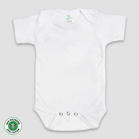 Baby One (Option: Piece Onesies Short Sleeve – Polyester Cotton Blend White Preemie)