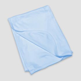 Baby Receiving Blankets (Option: PolyCotton Blend Blue)