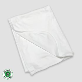 Baby Receiving Blankets (Option: PolyCotton Blend White)