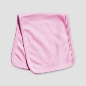 Baby Burp Cloths (Option: 2 Ply  Polyester Cotton Blend Pink)