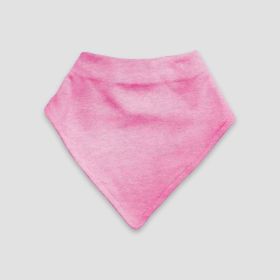 Luxe Baby Bandana Bibs – 2 (Option: ply  Polyester Cotton Blend Cotton Candy Pink)