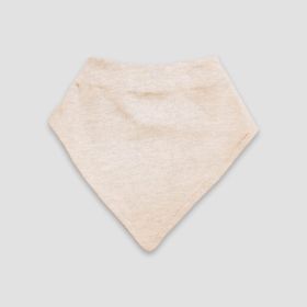 Luxe Baby Bandana Bibs – 2 (Option: ply  Polyester Cotton Blend Oatmeal)