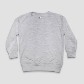 Luxe Youth Long Sleeve Crew Neck Pullover Shirts (Option: Polyester Cotton Blend Heather Gray L)