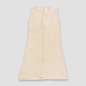 Luxe Baby Wearable Sleep Sack (Option: Polyester Cotton Blend Oatmeal 0)
