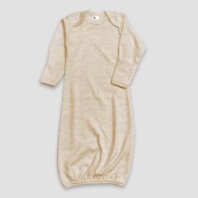 Luxe Baby Sleep Gowns With Mittens (Option: Polyester Cotton Blend Oatmeal 0)