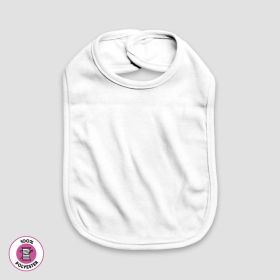 Baby Bibs (Option: 2 Ply  White  100% Polyester)