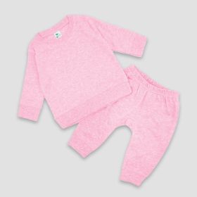 Luxe Baby Sweatsuits (Option: Polyester Cotton Blend Cotton Candy Pink 03M)