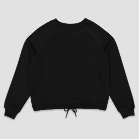 Ladies Boxy Fleece (Option: LAT Apparel Black S)