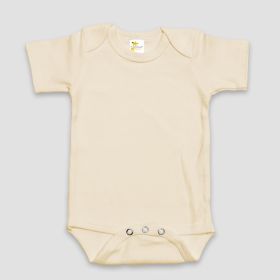 Baby Short Sleeve One (Option: Piece Onesies – Premium 100% Cotton Natural 03M)