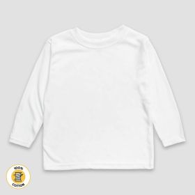 Youth Long Sleeve T (Option: Shirts  White  Premium 100% Cotton S)