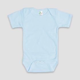 Baby One (Option: Piece Onesies Short Sleeve – Polyester Cotton Blend Blue 03M)