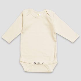 Baby Long Sleeve One (Option: Piece Onesies – Premium 100% Cotton Natural 03M)