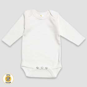Baby Long Sleeve One (Option: Piece Onesies – Premium 100% Cotton White Newborn)