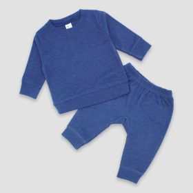 Luxe Baby Sweatsuits (Option: Polyester Cotton Blend Denim Heather 03M)