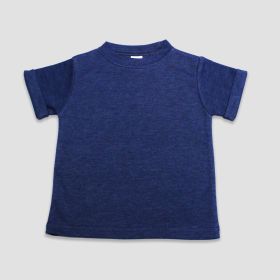 Luxe Rolled Short Sleeve Youth T (Option: Shirts  PolyesterCotton Blend Denim Heather L)