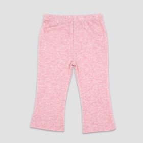 Luxe Baby Girls Flare Leggings Pants (Option: PolyesterCotton Blend Cotton Candy Pink 1218M)
